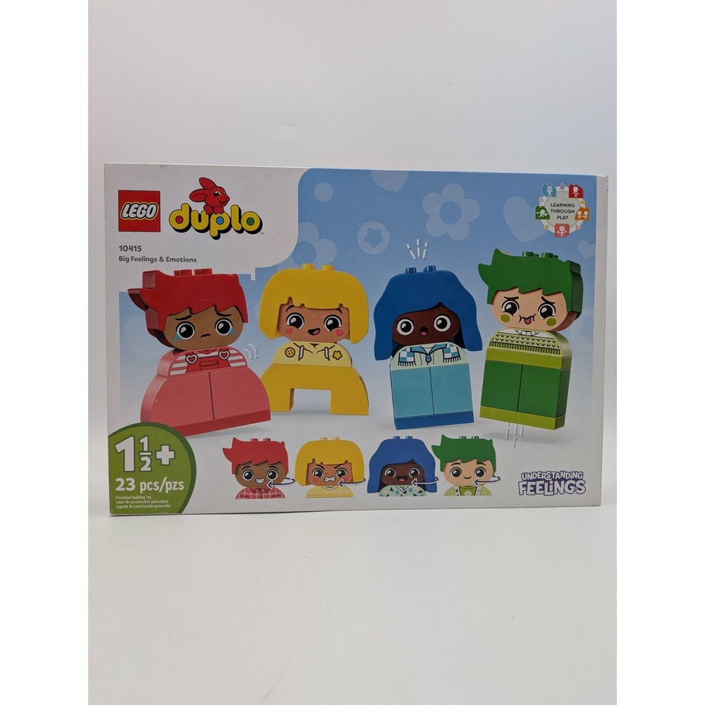 Lego Duplo Big Feelings & Emotions - Fine Motor Skills, Resilience 10415 NEW